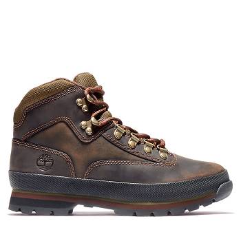 Timberland Kožené Euro Hiker - Hnede Turistické Topánky Damske, TB0505X